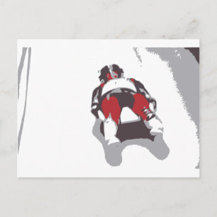 Bobsled Postkarte