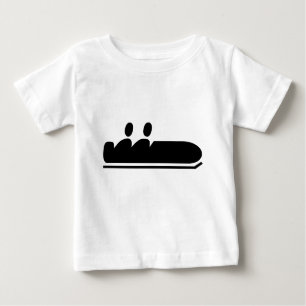 Bobsled - Schwarz Baby T-shirt