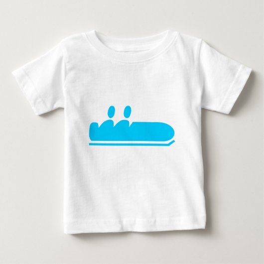 Bobsled - Sky Blue Baby T-shirt (Vorderseite)