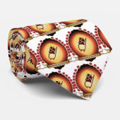 Bobsledding Mandorla Krawatte (Gerollt)