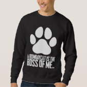 Bobtail  Bobtail cat  Bobtail mom  3 Sweatshirt (Vorderseite)