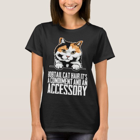Bobtail-Katze Bobtail Bobtail-Kätzchen T-Shirt (Vorderseite)