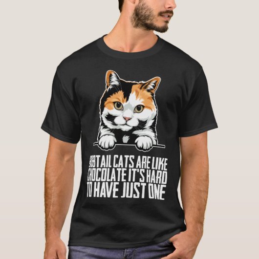 Bobtail-Katze Bobtail-Mutter Bobtail-Vater T-Shirt (Vorderseite)