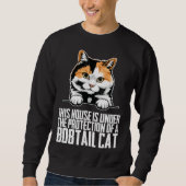 Bobtail kittens Bobtail mom Bobtail dad Sweatshirt (Vorderseite)