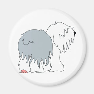 Bobtail Schäferhund Magnet