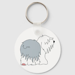 Bobtail Sheepdog Schlüsselanhänger