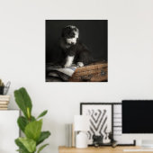Bobtail Welpenportrait im Studio Poster (Heimbüro)