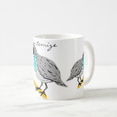 Bobwhite Blue-throated Quail Thunder_Cove Kaffeetasse (VorderseiteRechts)