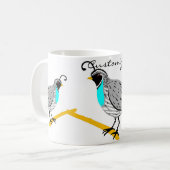 Bobwhite Blue-throated Quail Thunder_Cove Kaffeetasse (Vorderseite Links)