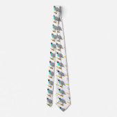 Bobwhite Blue-throated Quail Thunder_Cove Krawatte (Rückseite)