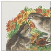 Bobwhite Garden Chicks Stoff (Nahaufnahme)