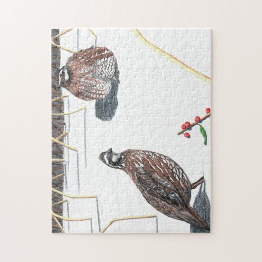 Bobwhite Geschenk der Liebe Puzzle (Vertikal)