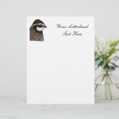 Bobwhite Quail Head (Stehend Vorderseite)