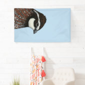 Bobwhite Quail Head Banner (Insitu)