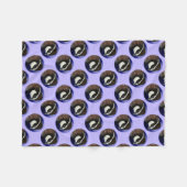 Bobwhite Quail Head Circle Fleecedecke (Vorderseite (Horizontal))