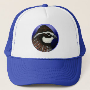 Bobwhite Quail Head Circle Truckerkappe