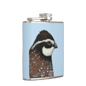 Bobwhite Quail Head Flachmann (Rechts)