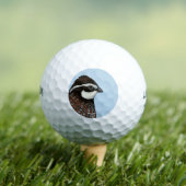 Bobwhite Quail Head Golfball (Insitu T-Shirt)
