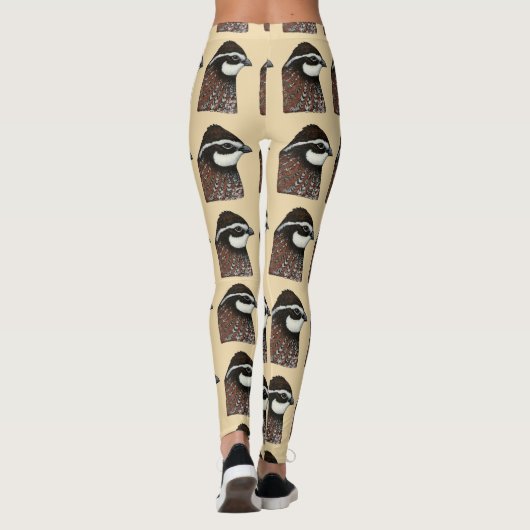Bobwhite Quail Head Leggings (Rückseite)