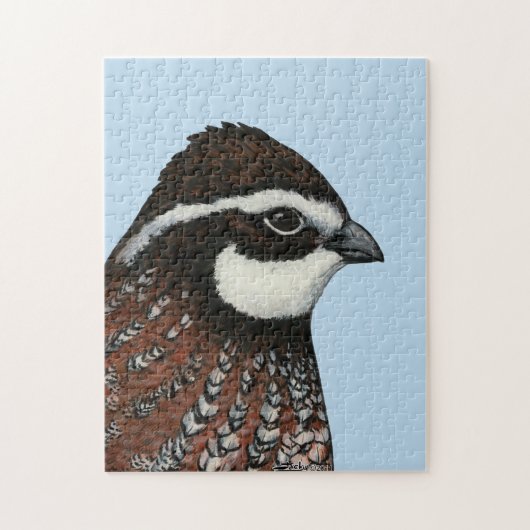 Bobwhite Quail Head Puzzle (Vertikal)