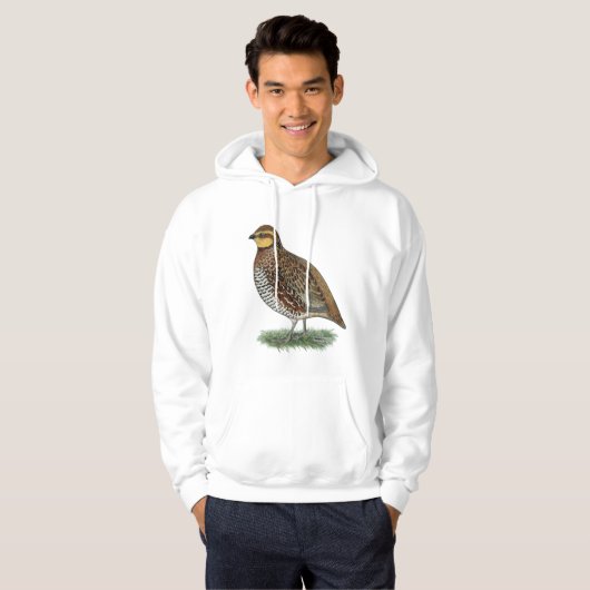 Bobwhite Quail Hen Hoodie (Vorne ganz)