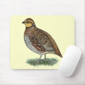 Bobwhite Quail Hen Mousepad (Mit Mouse)
