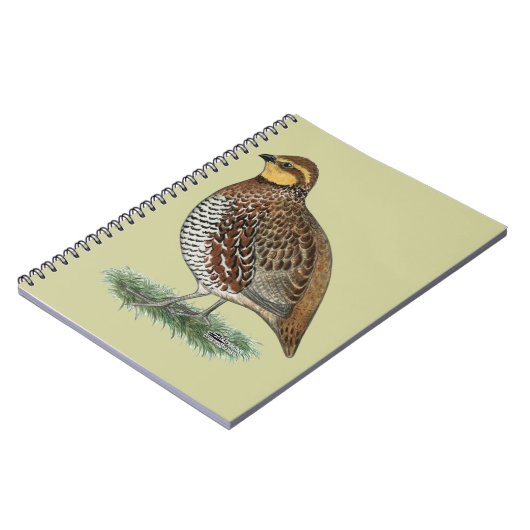Bobwhite Quail Hen Notizblock (Linke Seite)