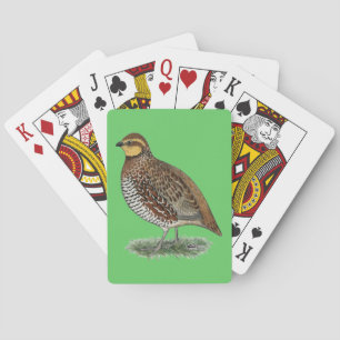 Bobwhite Quail Hen Spielkarten