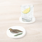 Bobwhite Quail Hen Untersetzer (Seite)