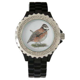 Bobwhite Quail Rooster Armbanduhr