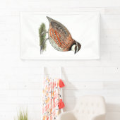 Bobwhite Quail Rooster Banner (Insitu)