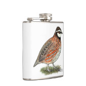 Bobwhite Quail Rooster Flachmann (Rechts)