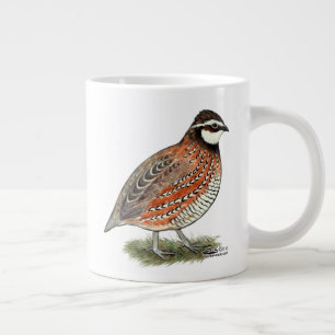Bobwhite Quail Rooster Jumbo-Tasse