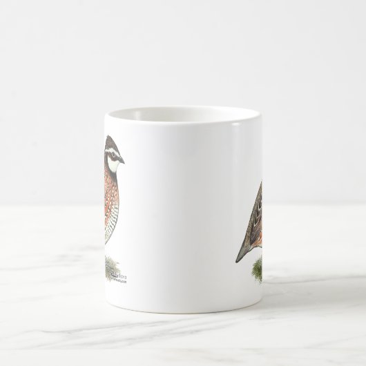 Bobwhite Quail Rooster Kaffeetasse (Mittel)