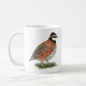 Bobwhite Quail Rooster Kaffeetasse (Links)