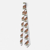Bobwhite Quail Rooster Krawatte (Rückseite)