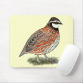 Bobwhite Quail Rooster Mousepad (Mit Mouse)