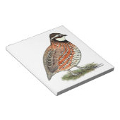 Bobwhite Quail Rooster Notizblock (angewinkelt)