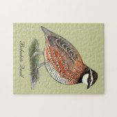 Bobwhite Quail Rooster Puzzle (Horizontal)