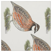 Bobwhite Quail Rooster Stoff (Muster)