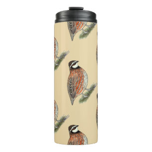 Bobwhite Quail Rooster Thermosbecher