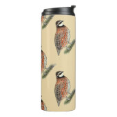 Bobwhite Quail Rooster Thermosbecher (Nach links gedreht)