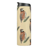 Bobwhite Quail Rooster Thermosbecher (Nach rechts gedreht)