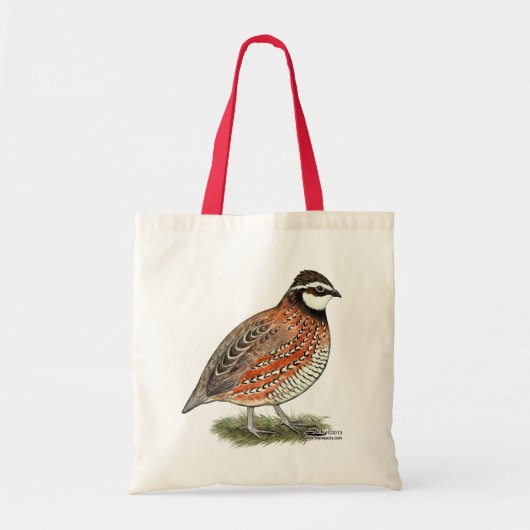 Bobwhite Quail Rooster Tragetasche (Vorne)