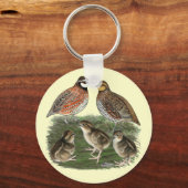 Bobwhite Quail Schlüsselanhänger (Vorderseite)