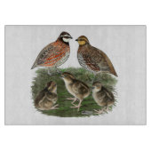 Bobwhite Quail Schneidebrett (Vorderseite)