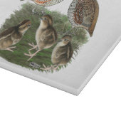 Bobwhite Quail Schneidebrett (Ecke)
