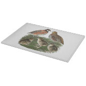 Bobwhite Quail Schneidebrett (Ecke)
