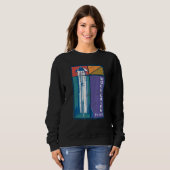 Boca Chica Texas Starship Cool Retro Sweatshirt (Vorne ganz)