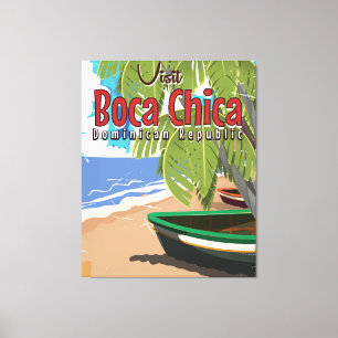 Boca Chica Vintage Reiseplakat Leinwanddruck